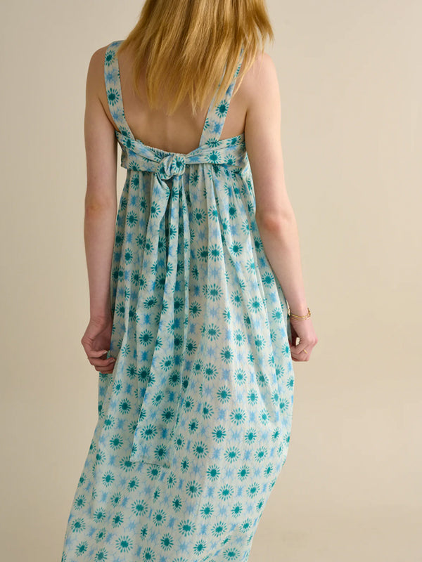 Bellerose Parma Dress in Aqua Green