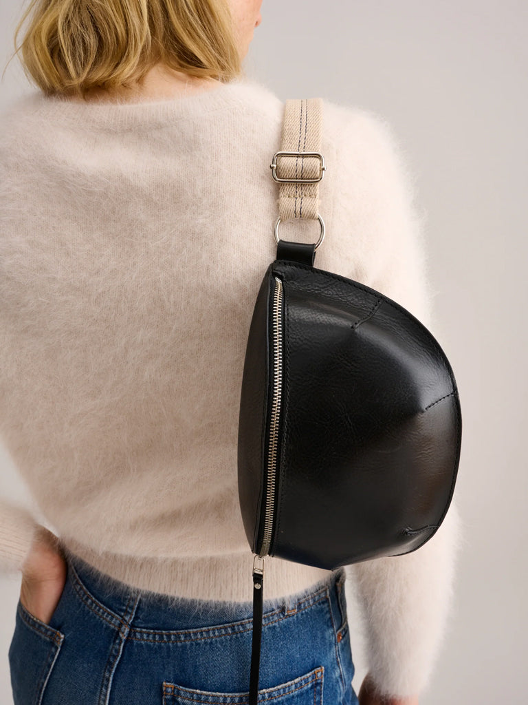 bellerose leather backpack bag Bellerose Rosie Bag in Black – Maze