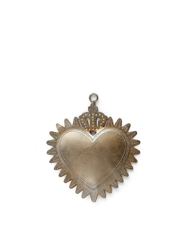 Boncoeurs Petite Royal Heart in Silver