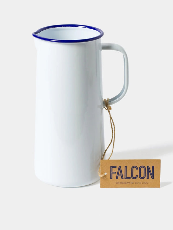 Falcon Enamelware Original White Three Pint Jug