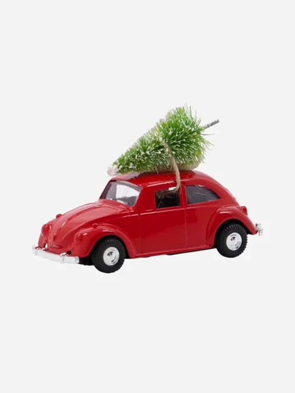House Doctor Mini Xmas Car in Red
