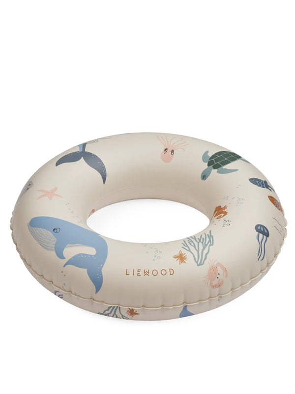 Liewood Baloo Swim Ring in Sea Creature Sandy