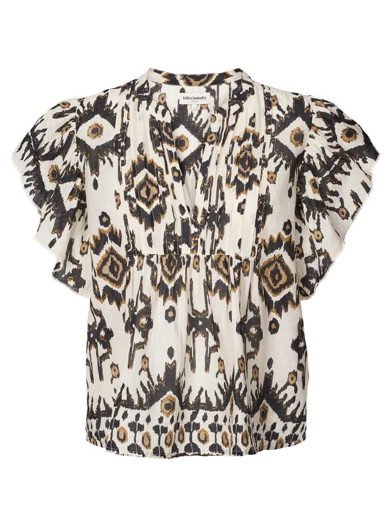 Lollys Laundry Isabel Top in Aztec Print