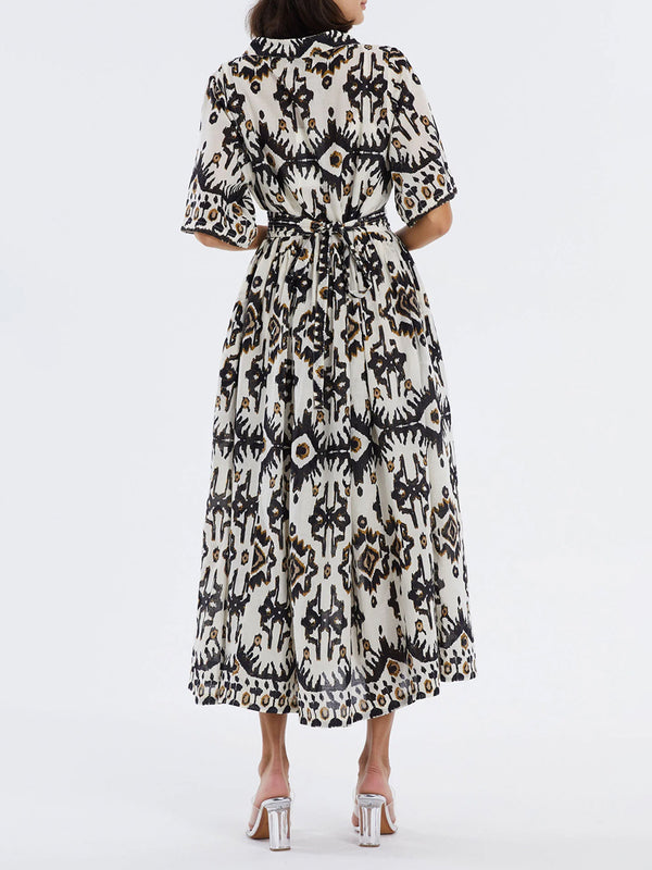 Lollys Laundry Sumia Dress in Aztec Print