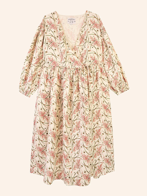 Meadows Kobus Dress in Wheat Floral