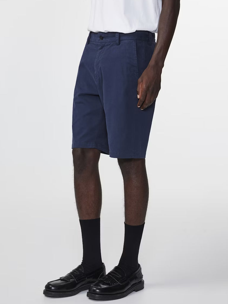 NN07 Crown Shorts in Navy Blue