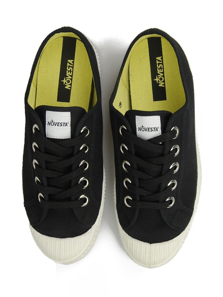 Novesta Star Master Low Top Trainers in Black