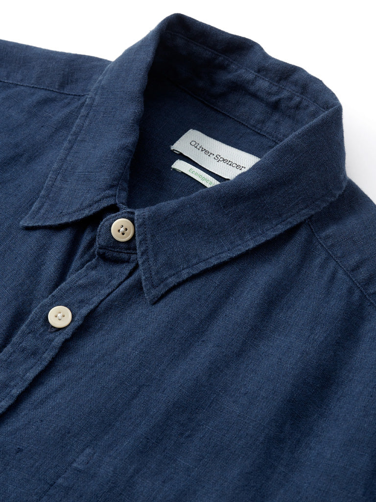 Oliver Spencer New York Special Shirt in Coney Navy