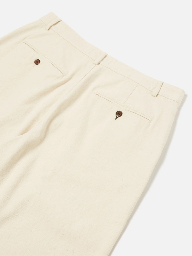 Universal Works Military Recycled Chino in Recycled Cotton Ecru