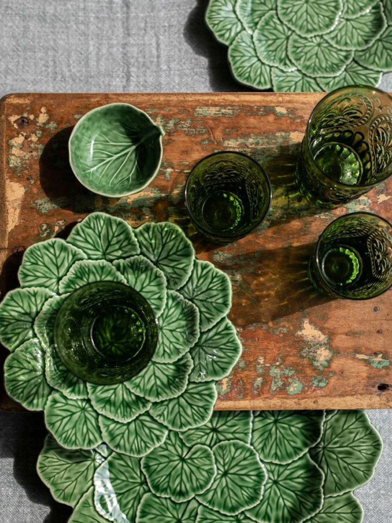 Van Verre Fiore di Firenze Glass in Green
