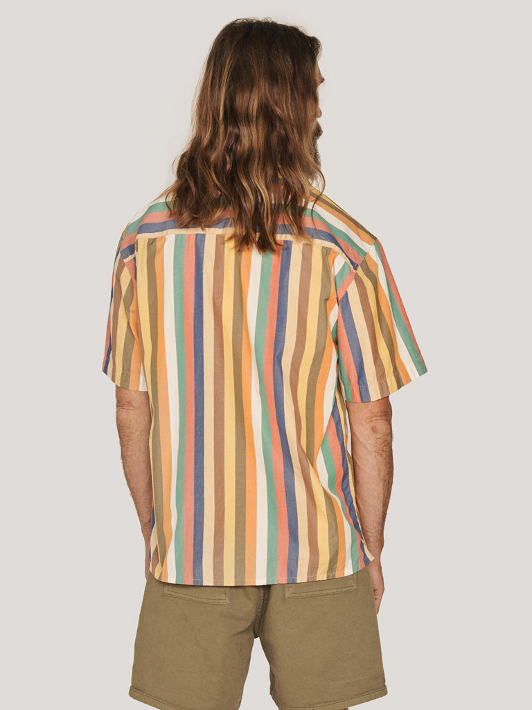 YMC Mitchum Shirt in Stripe Multi
