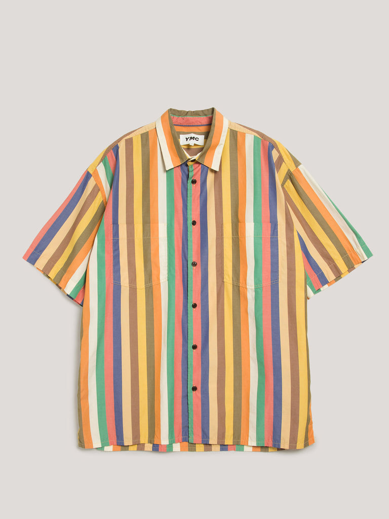 YMC Mitchum Shirt in Stripe Multi