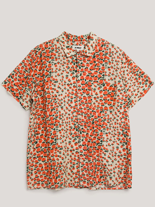 YMC Malick Floral Shirt in Floral Multi