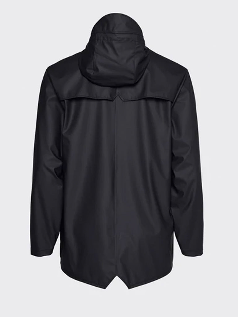 Short on sale black raincoat