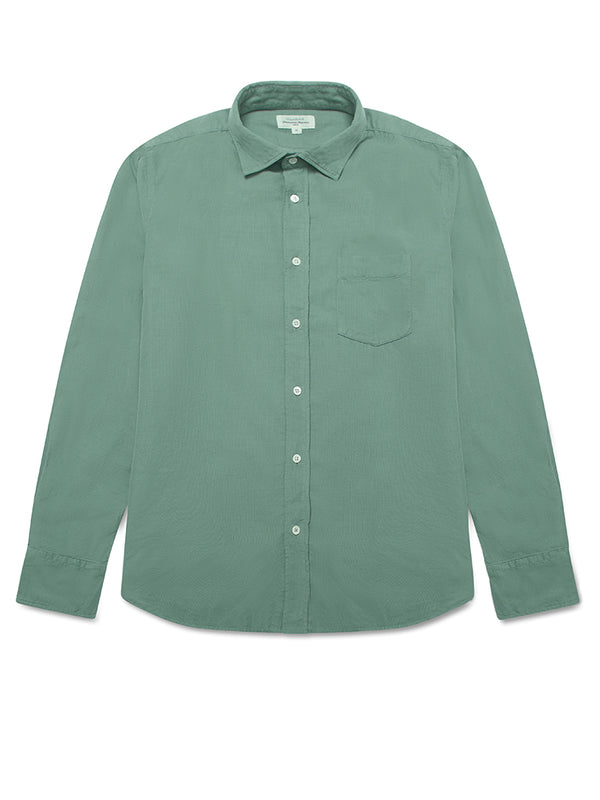 Hartford Paul Babycord Shirt in Fern