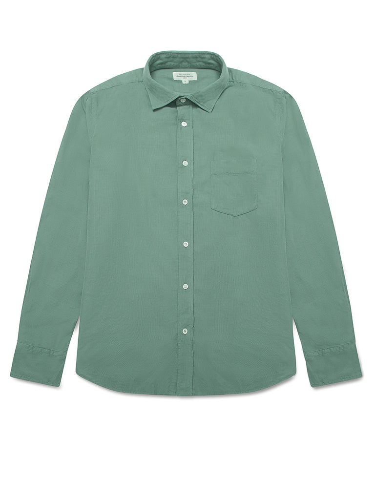Hartford Paul Babycord Shirt in Fern