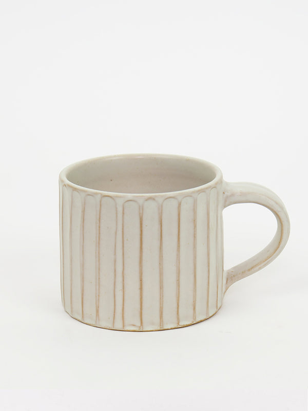 Afro Art Rhea Coffee Cup in Off White