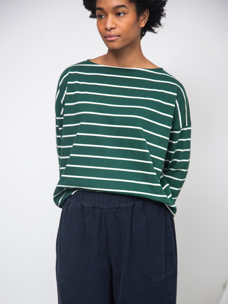Beaumont Organic Cedar Trousers in Navy Cord