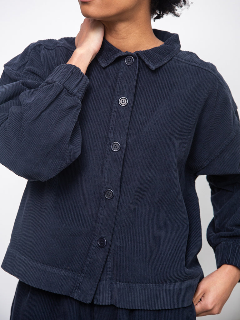Beaumont Organic Tierra Overshirt in Navy Cord