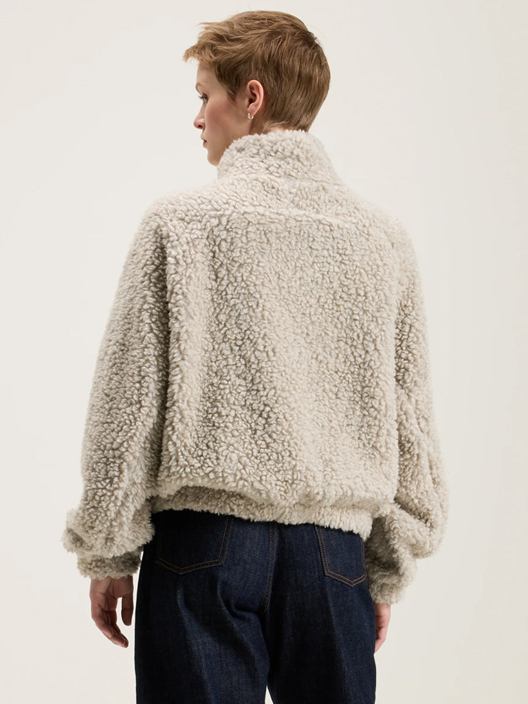 Bellerose Alixe Teddy Fleece in Heather Grey