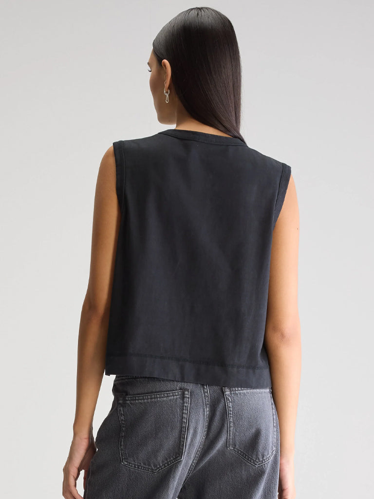 Bellerose Cuare Vest in Black Beauty