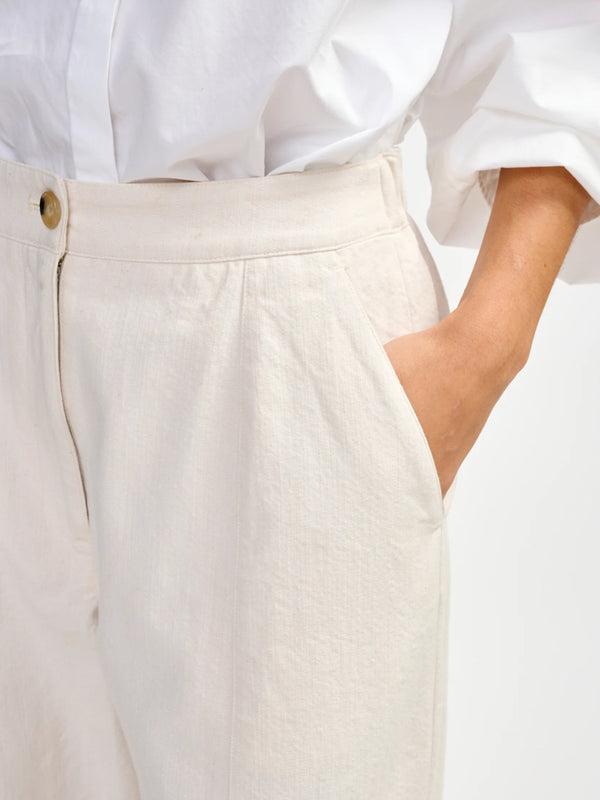 Bellerose Dark Trousers in White