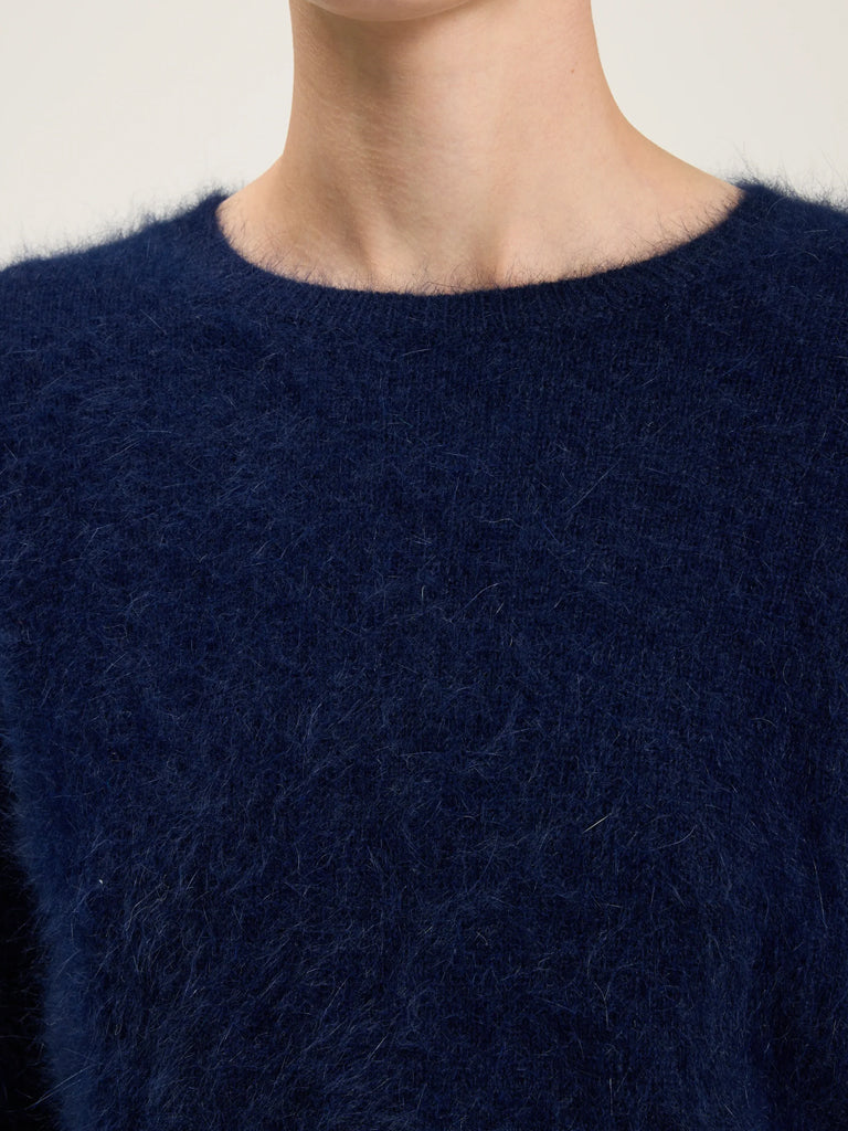 Bellerose Datti Crew Knit in Navy