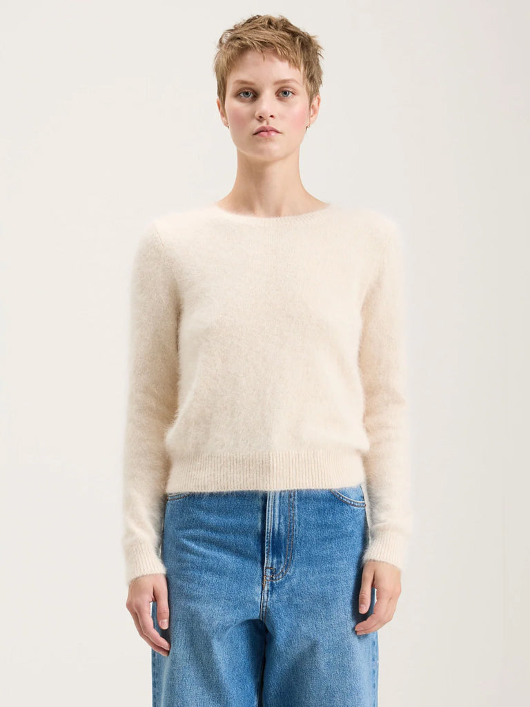 Bellerose Datti Crew Knit in Parchment