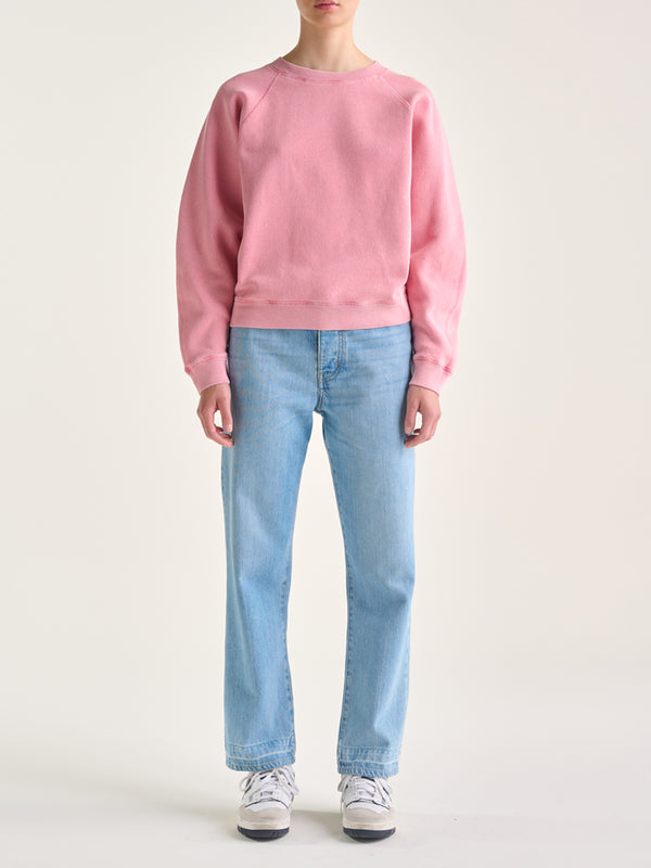 Bellerose Fella Sweatshirt in Pink Lady