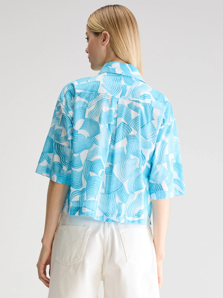 Bellerose Franky Shirt in Turquoise