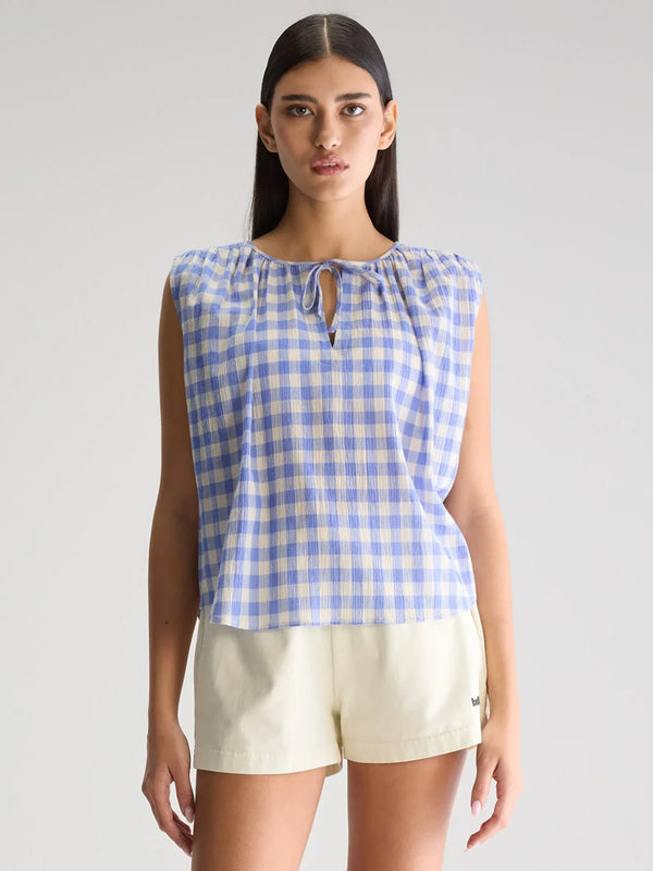 Bellerose Halison Blouse in Blue White