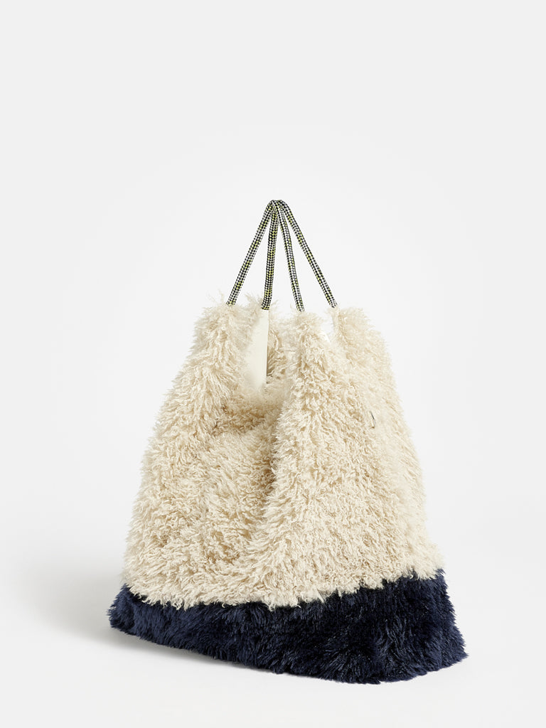 Bellerose Helado Bag in Natural Navy