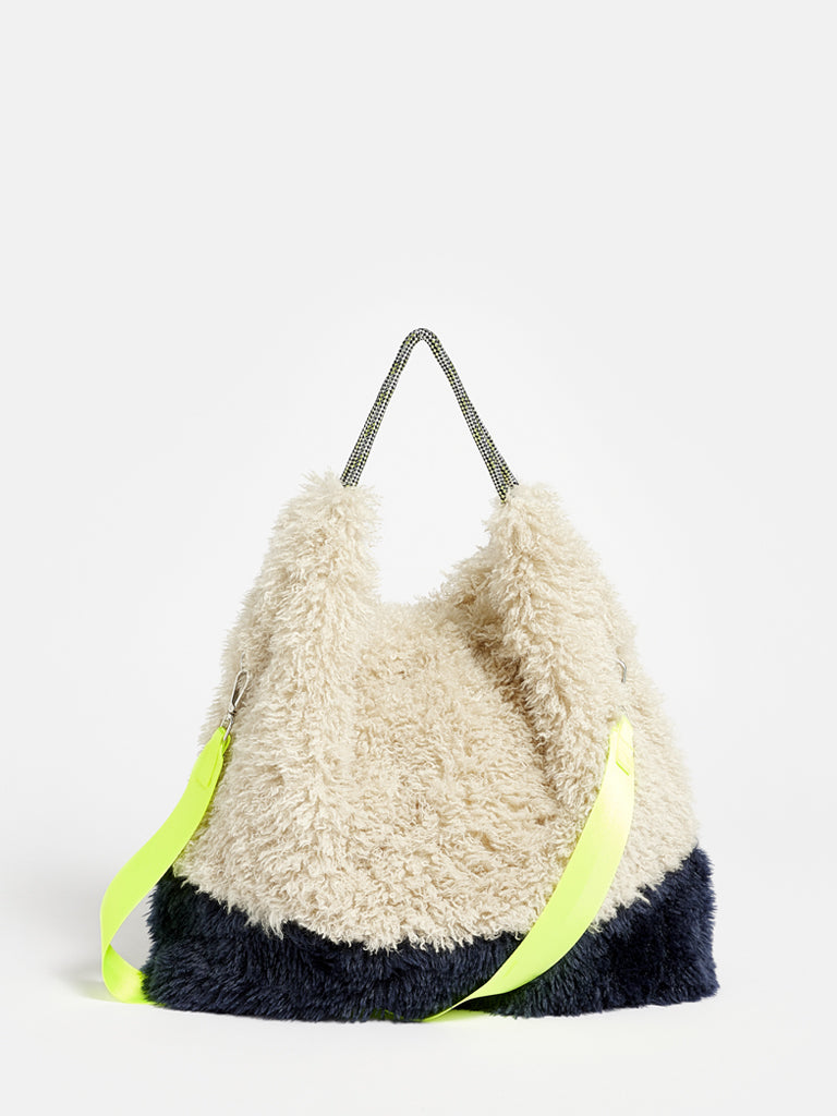 Bellerose Helado Bag in Natural Navy