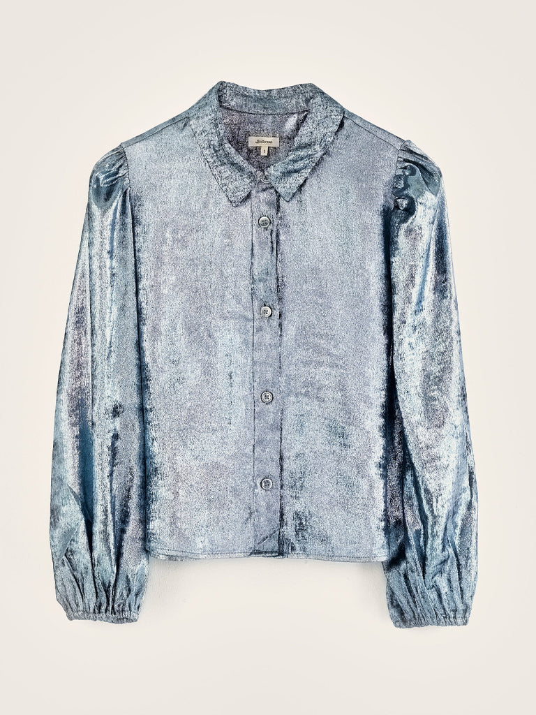 Bellerose Howland Metallic Shirt in Acier