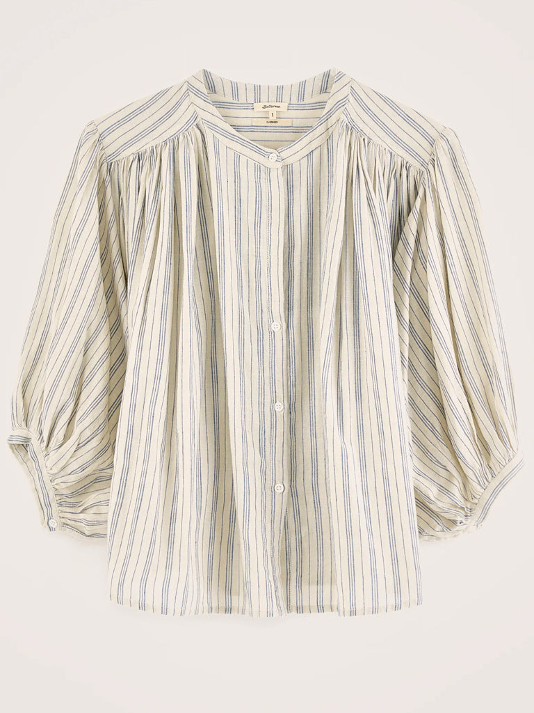 Bellerose Ink Blouse in Ticking Stripe