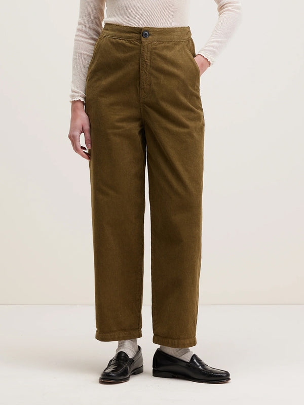 Bellerose Pasop Cord Trousers in Military