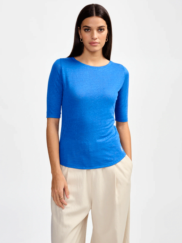 Bellerose Seas T-Shirt in Gitane Blue