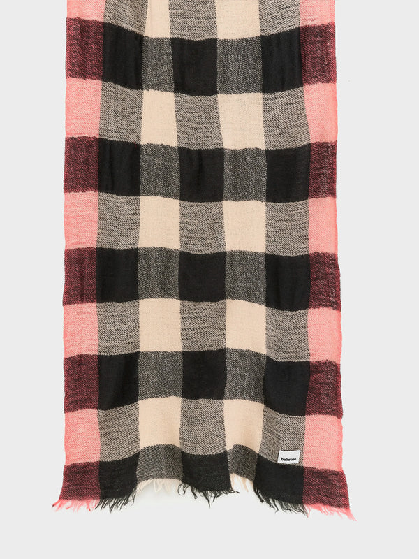 Bellerose Sidor Scarf in Check Navy
