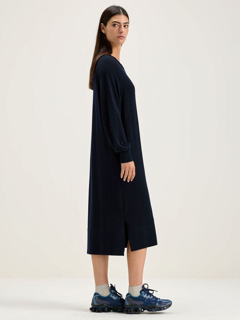 Bellerose Sinc Merino Dress in Navy