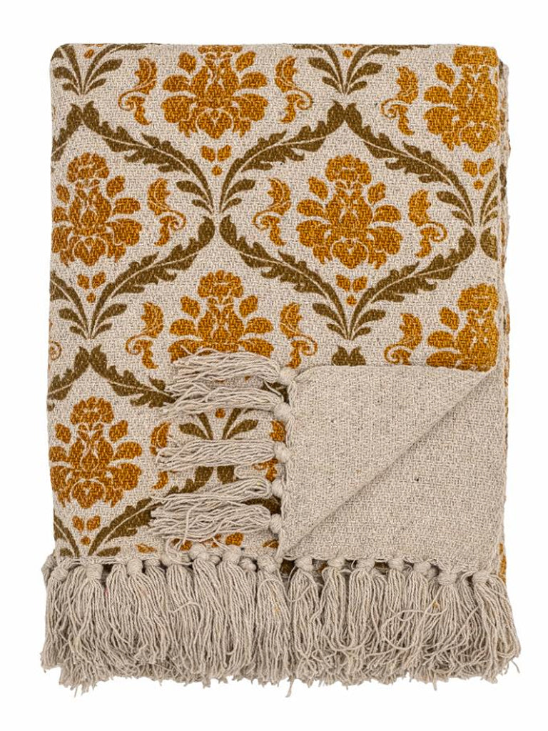 Bloomingville Hanny Throw in Yellow