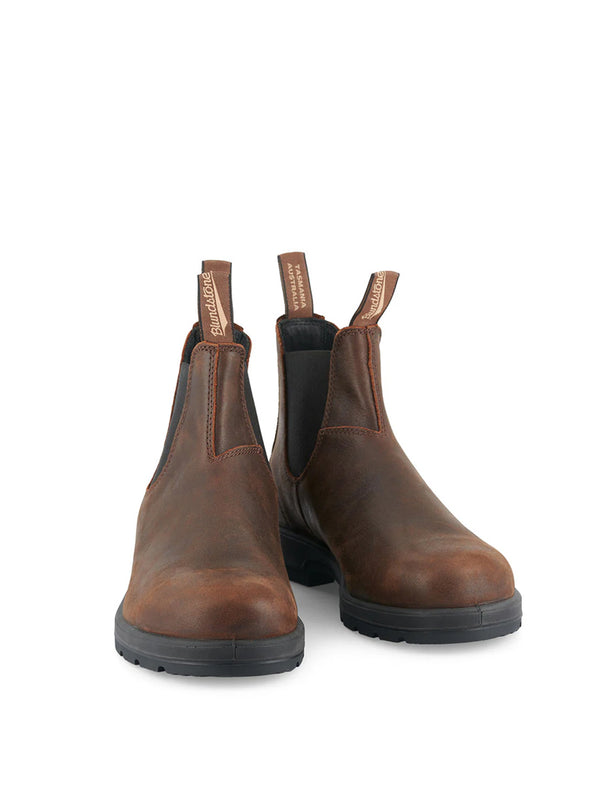 Blundstone Chelsea Boot in Antique Brown Leather