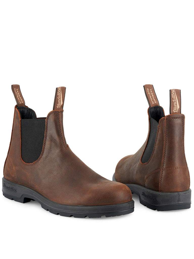 Blundstone Chelsea Boot in Antique Brown Leather