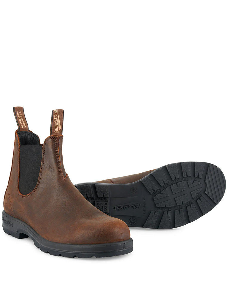 Blundstone Chelsea Boot in Antique Brown Leather