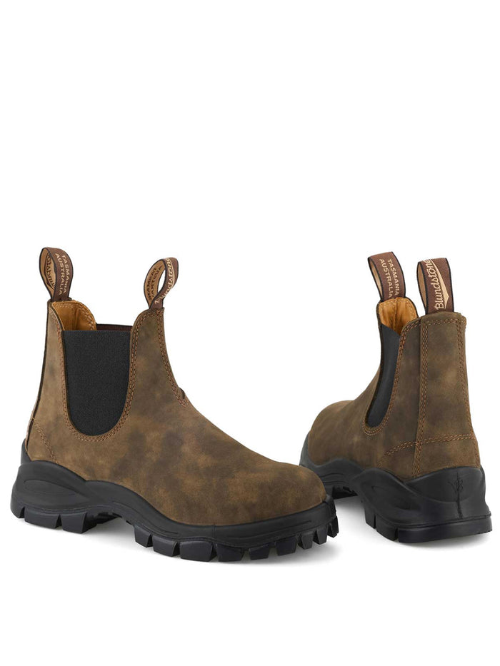 靴 Blundstone / LUG BOOT Blundstone Leather Lug Boots | Chocolate | TOAST