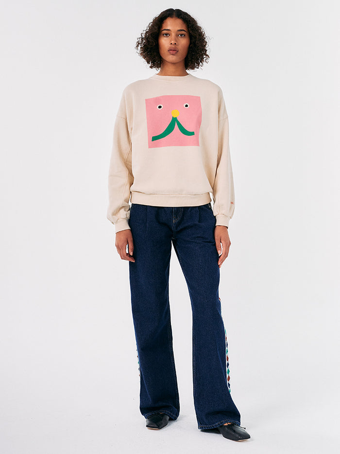 Smile sweatshirt sale