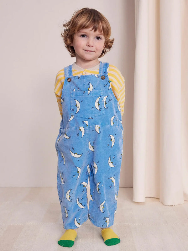 Bobo Choses Baby Beneath Moon Dungarees in Blue