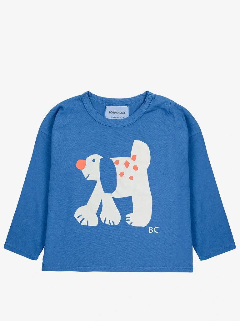 Bobo Choses Baby Fairy Dog T-Shirt in Blue