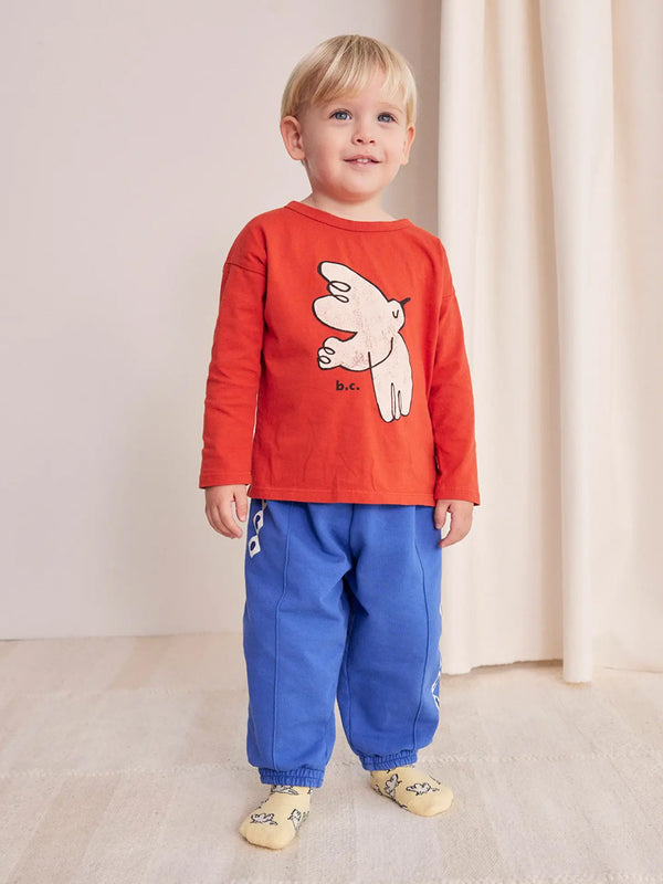 Bobo Choses Baby Freedom Bird T-Shirt in Red