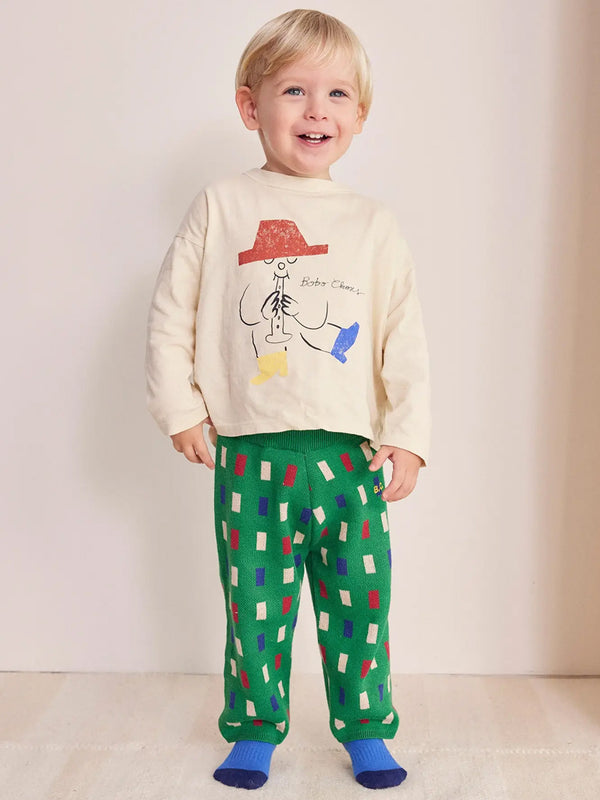 Bobo Choses Baby Magic Flute T-Shirt in Ecru