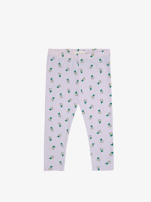 Bobo Choses Baby Pansy Leggings in Mauve